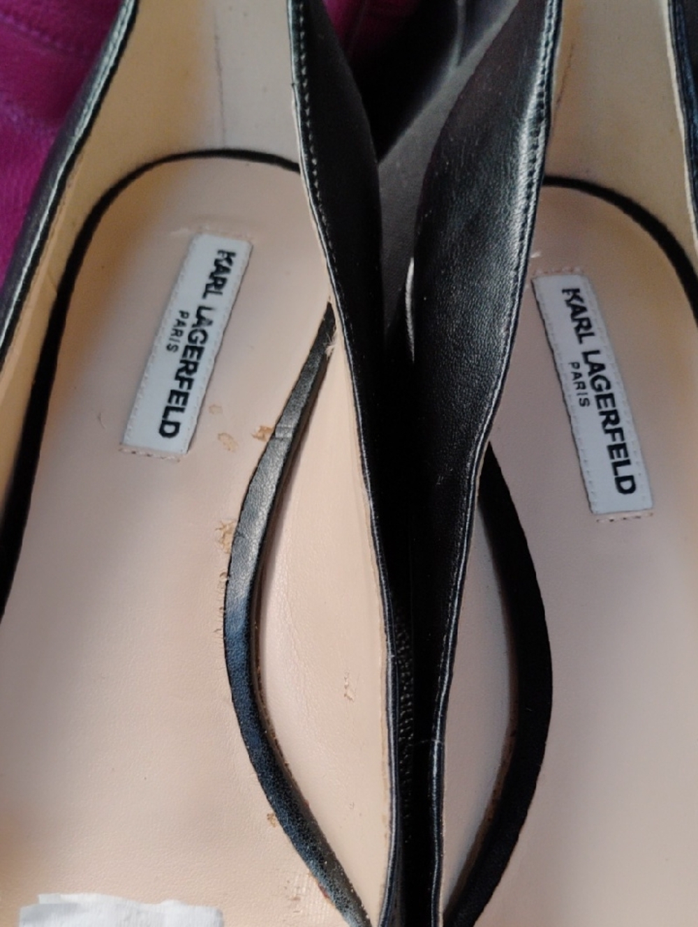 Karl Lagerfeld Charee Block Heeled Shoes Sz9M - Picture 4 of 11